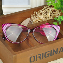Load image into Gallery viewer, Elegant Cat Eye Style Women Plain Glasses Spectacle Frame Colorful Leisure Eyeglasses Brand Birthday Gift