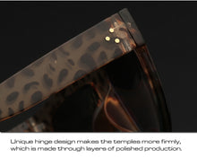 Load image into Gallery viewer, Flat Top Oversized Women Sunglasses Retro Shield Shape Luxy Brand Design Big Frame Rivet Shades Sunglasses Women UV400 Eyewear