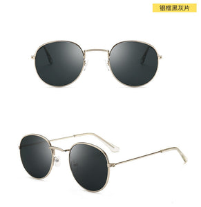 Luxury Sunglasses Women/Men Brand Designer Glasses Lady Oval Sun Glasses Small Metal Frame  Oculos De Sol Gafas
