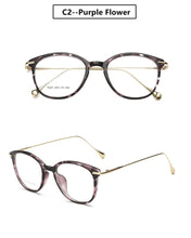 Load image into Gallery viewer, New Arrival TR90 Retro Style Memory Women Eye Glasses Frame Quality Fashion Round Style Spectacle Round Eyewear For Women