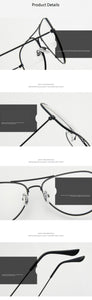 Hot Classic Clear Glasses Gold Frame Vintage Sunglass Women Men Optical Aviation Eyeglasses Transparent Clear Oculos De Grau