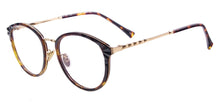 Load image into Gallery viewer, Women Metal Plastic Fashion Eyeglasses Round Vintage Glasses Frame For Prescription Lenses Myopia Reading Progressive