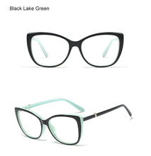 Load image into Gallery viewer, Ralferty  Luxury Eye Glasses Women Cat Eye Frame Eyeglasses TR90 Clear Lens With Spring Leg Optic Spectacle Eyewear F93331