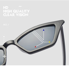 Load image into Gallery viewer, New  Cat Eye Sunglasses Women Small Vintage Brand Designer Sun Glasses Retro Yellow ladies Sunglass  Eyewear Female Shades