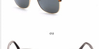 Load image into Gallery viewer, RBRARE Semi-Rimless Brand Designer Sunglasses Women/Men Polarized UV400 Classic Oculos De Sol Gafas Retro Eyeglasses