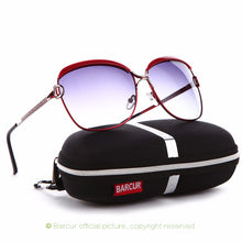 Load image into Gallery viewer, Polarized Ladies Sunglasses Women Gradient Lens Round Sun Glasses Square Luxury Brand Oculos Lunette De Soleil Femme