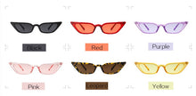 Load image into Gallery viewer, Cat Eye Sunglasses Women Luxury Brand Designer Vintage Transparent Sun Glasses Female Retro Red Black Eyewear Shades