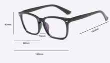 Load image into Gallery viewer, Sexy Purple Spectacle Frame Square Glasses Frame Clear Lens Myopia Nerd Black Sunglasses Fake Designer Eyeglasses Frames Women