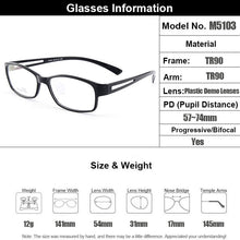 Load image into Gallery viewer, Gmei Optical Ultralight TR90 Full Rim Men&#39;s Optical Eyeglasses Frames Women&#39;s Plastic Eyewear With Saddle Nose Bridge M5103