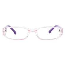 Load image into Gallery viewer, Gmei Optical Transparent Rectangular Full Rim Plastic Kid&#39;s Glasses Frames For Myopia Presbyopia Prescription Eyeglasses H8001