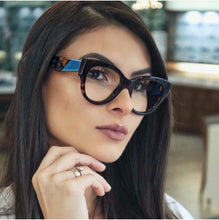 Load image into Gallery viewer, Female Cat Eye Glasses Spectacle Frame Women Eyeglasses Computer Myopia Vintage Ladies Eyewear Clear Lens Glasses