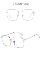 Carica l'immagine nel visualizzatore di Gallery, Spectacles Square Transparent Glasses Women Vintage Round Computer Anti blue Eyeglasses Ladies Fashion Retro Clear