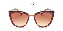 Load image into Gallery viewer, Sexy Cat eye Sunglasses Women Luxury Brand Designer Vintage Gradient Glasses Retro Sun glasses Female Fashion Eyewear