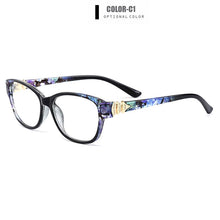 Carica l&#39;immagine nel visualizzatore di Gallery, Gmei Optical Stylish Colorful Urltra-Light TR90 Women Full Rim Optical Eyeglasses Frames Female Plastic Myopia Eyewear M1451