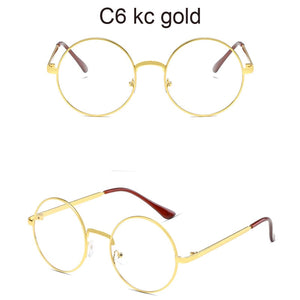 Classic Round Clear Lens Nerd Frames Women Fake Glasses Eyeglasses Frame  Vintage Circle Eyewear Transparent Oculos