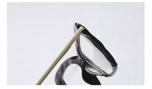 Women Metal Legs Brand Designer Eyeglasses Optical Acetate Rim Spectacles for Women Eyewear Glasses Frame Fashion Styles