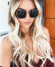 Load image into Gallery viewer, Oversized Shades Women Sunglasses Black Fashion Square Big Frame Sunglasses Female Vintage Retro Glasses Unisex Oculos Feminino