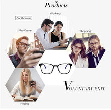 Load image into Gallery viewer, Square Eye Glasses Frames for Men Women Ladies Flat Mirror Clear Frame For Myopia Eyeglasses Retro PC Frame Fake Glasses