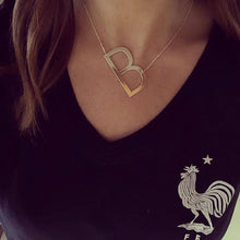 Load image into Gallery viewer, New Minimalist Gold Rose Gold Silver Color 26 A-Z Letter Name Initial Necklaces For Women Long Big Letter Pendant Necklace