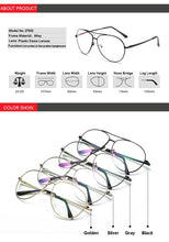 Carica l&#39;immagine nel visualizzatore di Gallery, Gmei Occhiali da sole retrò ottici Montature da vista per occhiali da vista Miopia Lega di metallo Donna Uomo Occhiali da vista Oculos De Grau Eyewear A27032 