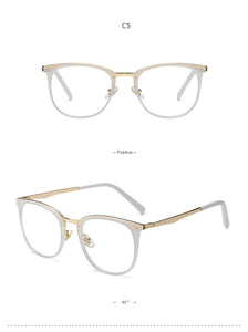 Spectacle Frame Women Eyeglasses Computer Prescription Myopia Optical For Female Eyewear Clear Lens Acetate Glasses Frame RS463