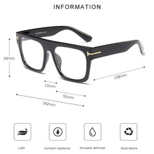 Load image into Gallery viewer, Acetate Square Glasses Frame Men Retro Metal Optical Eyewear Women Eyeglasses Frame Clear UV400 Brand Designer oculos