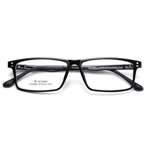 Gmei Optical Men Square Ultralight Ultem Glasses Frame Polarized Clip on Sunglasses Women Optical Eyewear S2026