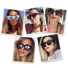 Load image into Gallery viewer, New Retro Fashion Sunglasses Women Brand Designer Vintage Cat Eye Black Sun Glasses Female Lady UV400 Oculos