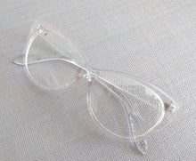 Carica l&#39;immagine nel visualizzatore di Gallery, Transparent Eyeglasses Cat Eye Retro Glasses Frame Luxury Brand Design Glasses Women Eyewear Frames Optical Spectacle Frame