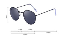 Load image into Gallery viewer, Luxury Sunglasses Women/Men Brand Designer Glasses Lady Oval Sun Glasses Small Metal Frame  Oculos De Sol Gafas