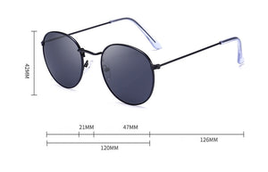 Luxury Sunglasses Women/Men Brand Designer Glasses Lady Oval Sun Glasses Small Metal Frame  Oculos De Sol Gafas
