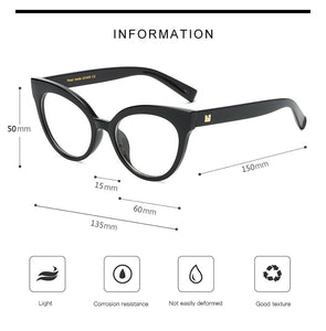 Woman Optical Eyeglasses Metal Legs and Acetate Rim Spectacles for Women Prescription Eyewear Glasses Frame Cat-Eye Style