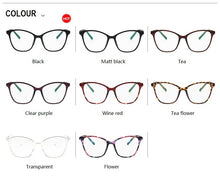 Carica l&#39;immagine nel visualizzatore di Gallery, Cat Eye glasses Frame Women Retro Black Clear Optical Glasses Frame Spectacle Gafas oculos eyewear Transparent fake glasses 2022