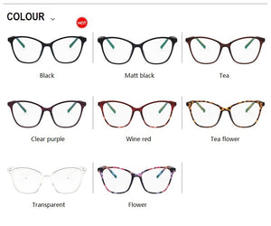 Cat Eye glasses Frame Women Retro Black Clear Optical Glasses Frame Spectacle Gafas oculos eyewear Transparent fake glasses 2022