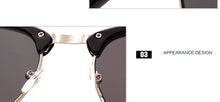 Load image into Gallery viewer, RBRARE Semi-Rimless Brand Designer Sunglasses Women/Men Polarized UV400 Classic Oculos De Sol Gafas Retro Eyeglasses