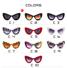 Load image into Gallery viewer, Vintage Cat Eye Sunglasses Women Brand Designer Sun Glasses Female Retro Cateye Eyewear