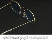 Load image into Gallery viewer, Hexagon Yellow Sunglasses Women Retro Brand Designer Classic Sun Glasses For womenLuxury Ladies Sunglasses Mirror Female Oculos