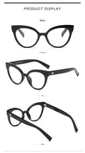 Carica l&#39;immagine nel visualizzatore di Gallery, Woman Optical Eyeglasses Metal Legs and Acetate Rim Spectacles for Women Prescription Eyewear Glasses Frame Cat-Eye Style