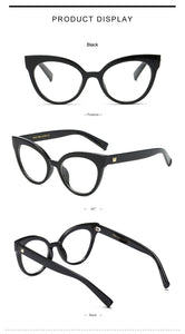 Woman Optical Eyeglasses Metal Legs and Acetate Rim Spectacles for Women Prescription Eyewear Glasses Frame Cat-Eye Style