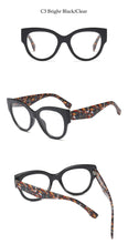 Load image into Gallery viewer, Female Cat Eye Glasses Spectacle Frame Women Eyeglasses Computer Myopia Vintage Ladies Eyewear Clear Lens Glasses