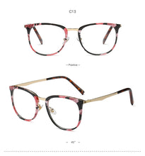 Load image into Gallery viewer, Vintage Optical Eyeglasses Women Frame Oval Metal Unisex Spectacles Female Eye Glasses oculos de Eyewear Prescription Glasses