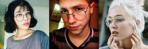 Round Glasses Frame Woman Men Glasses Retro Myopia Optical Frames Metal Clear lens Black Silver Gold Eyeglasses Oculos De Grau