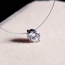 Load image into Gallery viewer, Pendant Shiny Choker For Women Fishline Necklace Jewelry Transparent Invisible Line Fashion