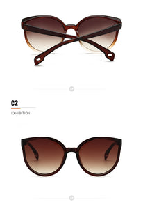 LongKeeper Sunglasses Cat Eye Women Men Sun Glasses Eyewear Eyeglasses Plastic Frame Clear Lens UV400 Shade Fashion Driving New