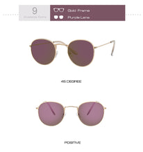 Carica l'immagine nel visualizzatore di Gallery, New Classic Round Sunglasses Women/Men Small Vintage Retro Sun Glasses Female Ladies Driving Metal Eyewear Oculos De Sol