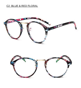 Prescription Glasses Nearsighted SPH -1.0 TO -6.0 Men Women Exquisite Round Frame Myopia Spectacles With Dioptre