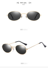 Load image into Gallery viewer, Small Oval Mirror Sunglasses For Women Luxury 2022  Men Brand Designer Eyewear Shades Ladies Alloy Sun Glasses UV400 Eyeglasses