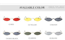Load image into Gallery viewer, Oulylan Small Frame Black Shades Round Sunglasses Women Oval Brand Designer Vintage Fashion Pink Sun Glasses Oculos De Sol