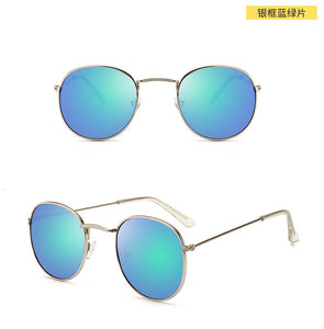 Luxury Sunglasses Women/Men Brand Designer Glasses Lady Oval Sun Glasses Small Metal Frame  Oculos De Sol Gafas