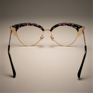 GORGEOUS Ladies Cat Eye Shiny Rhinestones Glasses Frames For Women Eyewear Optical EyeGlasses